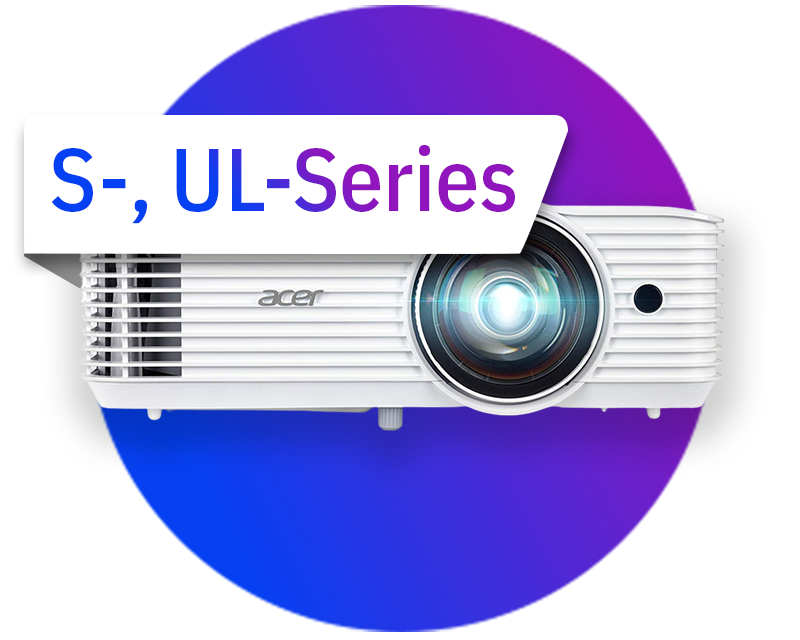 Acer Education projector (S-, UL-Series)